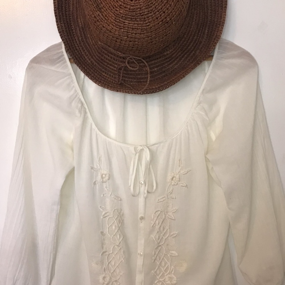 Pretty Boho Cotton Blouse
